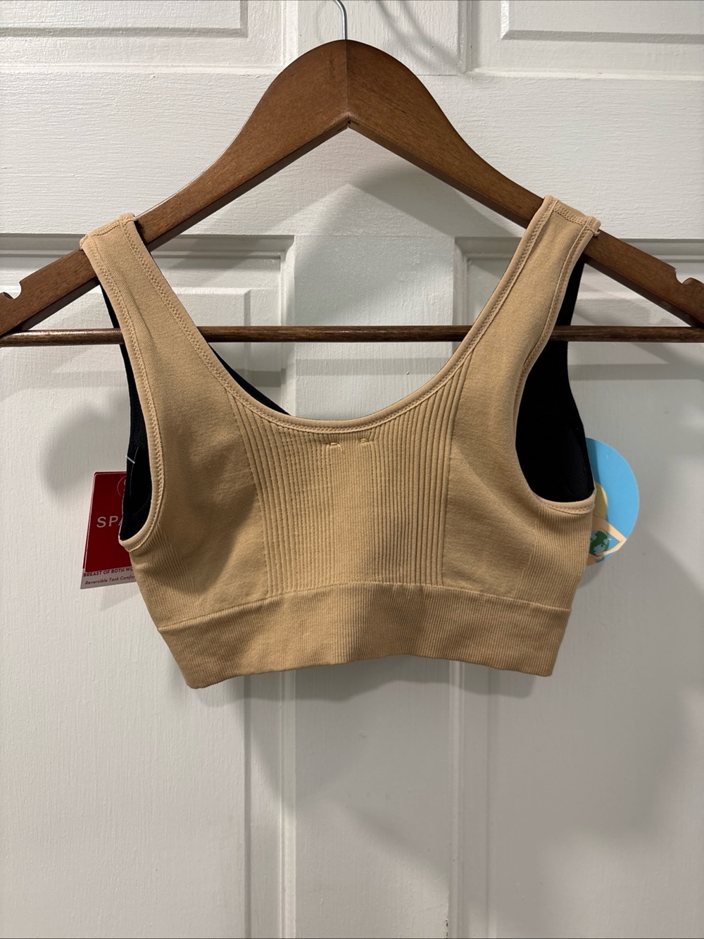Spanx Women’s Breast Of Both Worlds Reversible Comfort Bra XS Beige/Black NWT - Picture 5 of 8